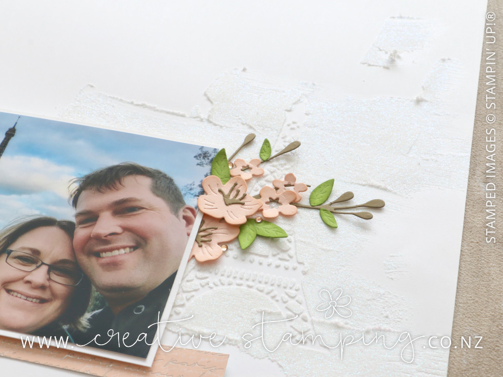 Parsian Blossoms Paris Memory Keeping Framed Scrapbooking Page