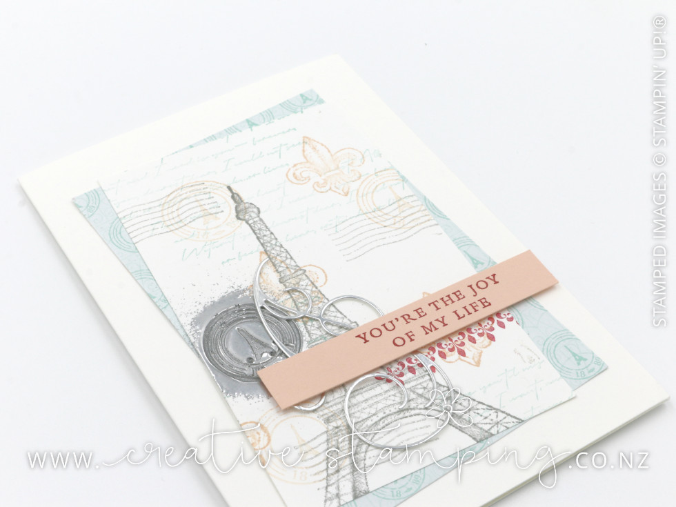 Parisian Beauty Friendship Anniversary Card