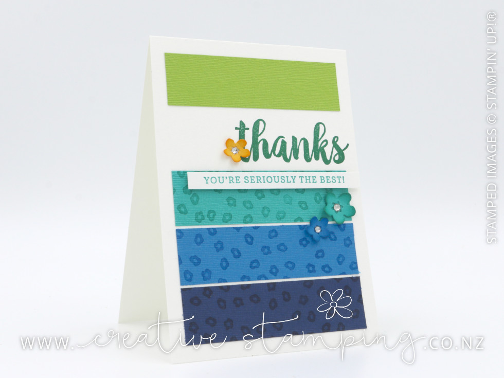 Seriously The Best Thank You Rainbow Card