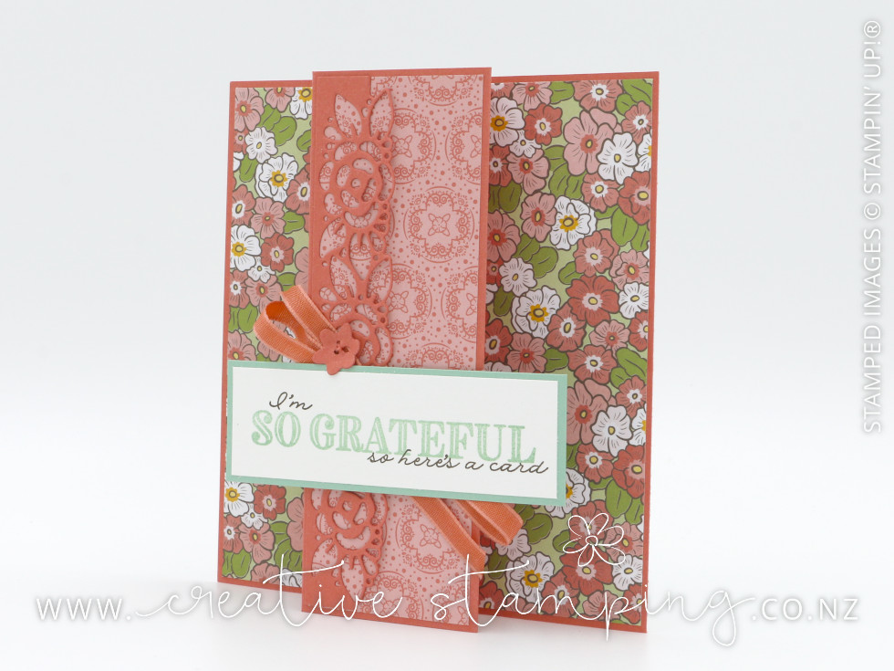 Ornate Thanks Stand-Up Card