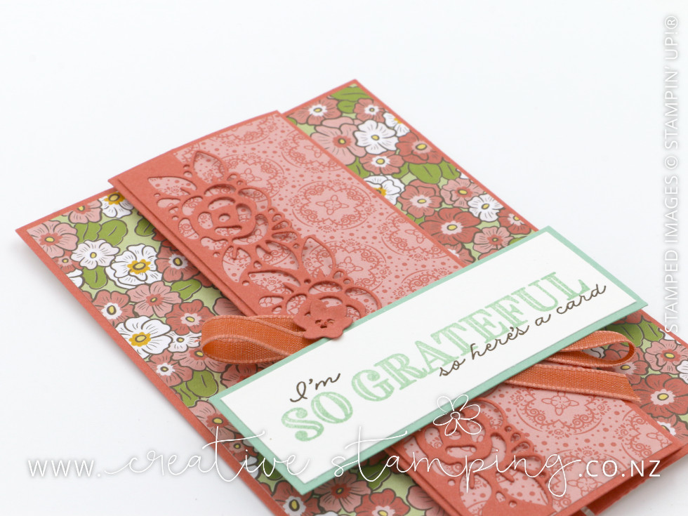 Ornate Thanks Stand-Up Card