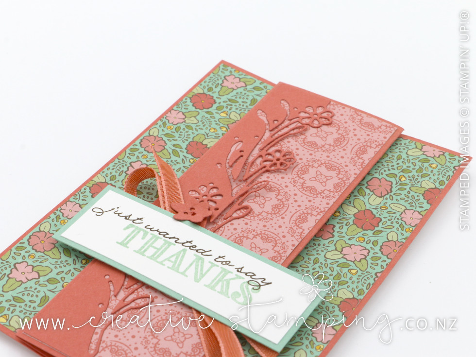 Ornate Thanks Stand-Up Card
