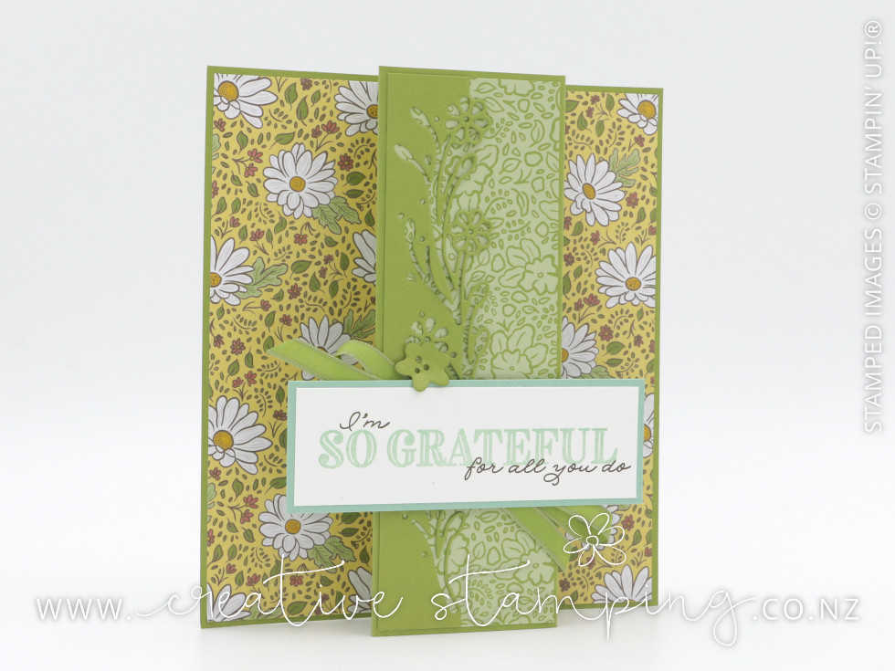 Ornate Thanks Stand-Up Card