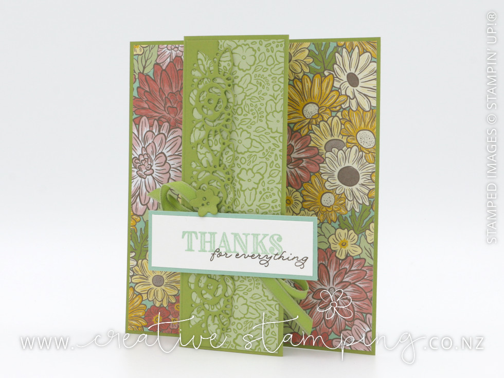 Ornate Thanks Stand-Up Card