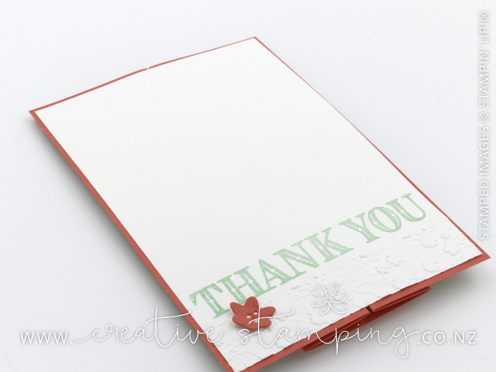 Ornate Thanks Stand-Up Card