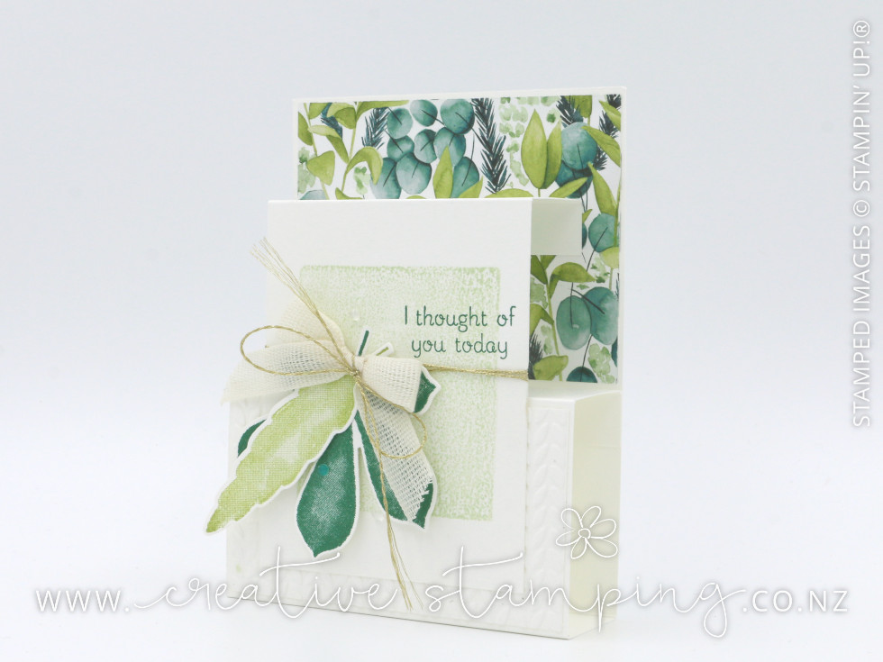 Love of Leaves Pop-Up Front-Step Card