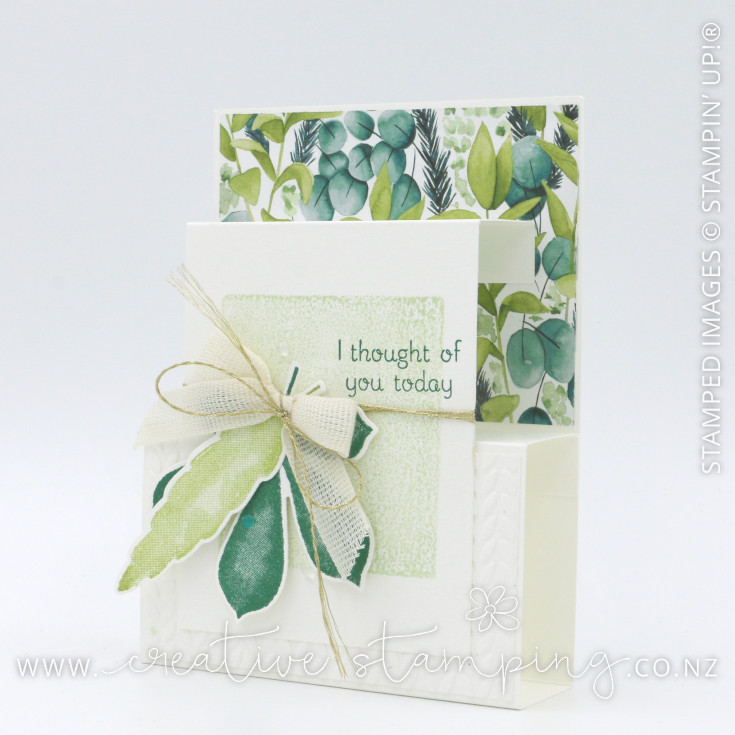 Love of Leaves Pop-Up Front-Step Card
