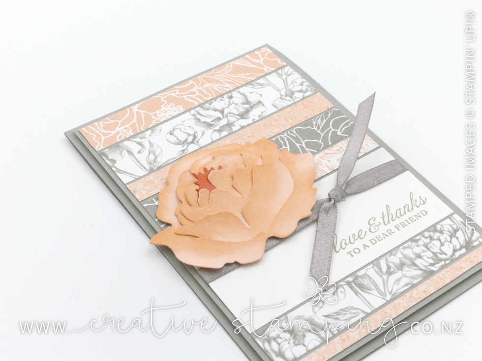 Peony Garden Scrappy Strip Card