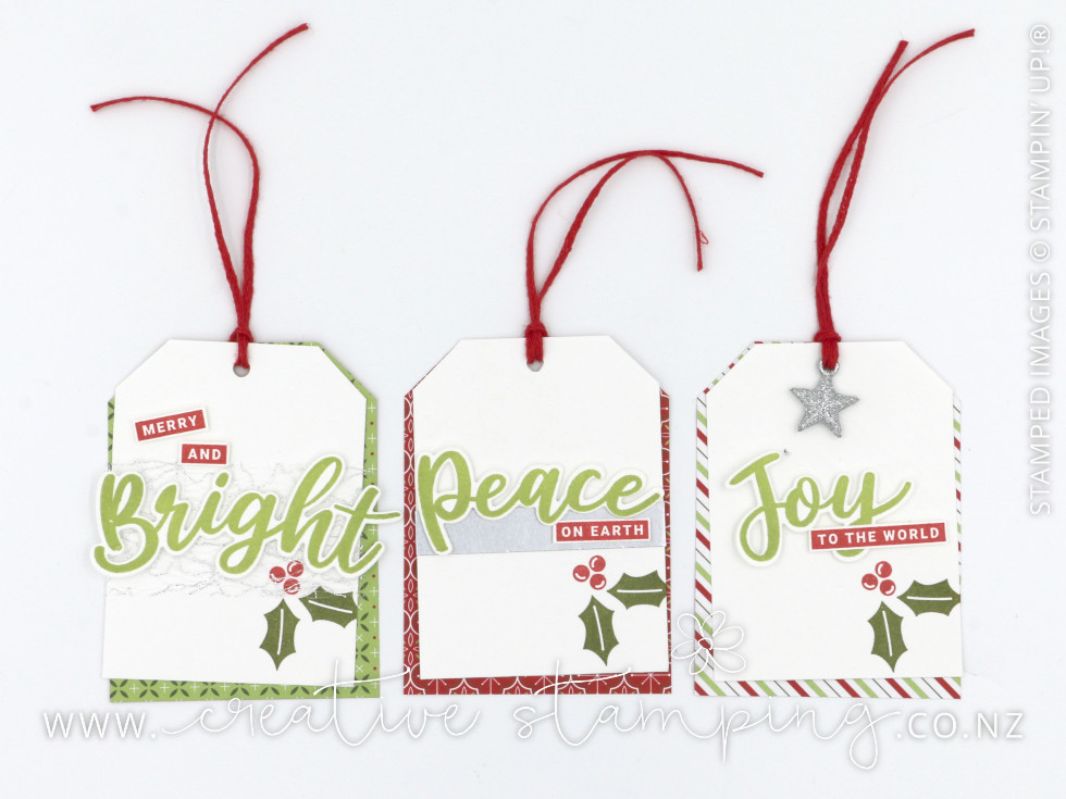 Peace & Joy Christmas Tags