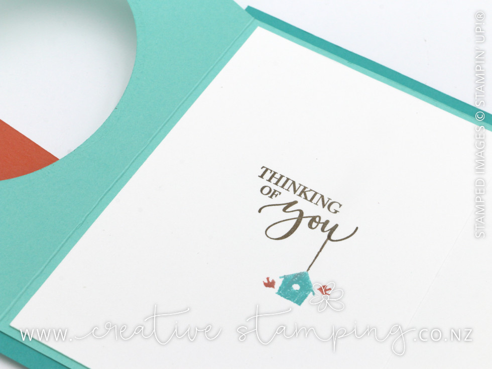 Life is Beautiful Summer Peek-Through Thinking of You Card