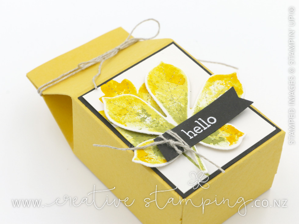 Love of Leaves Mini Milk Carton Gift Box