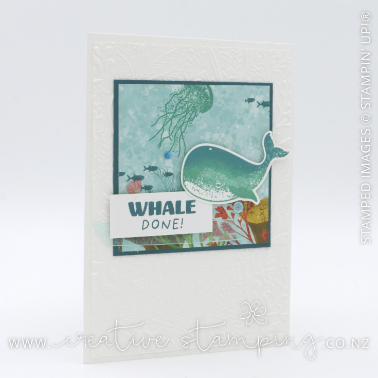 Whale Done Congratulations Card