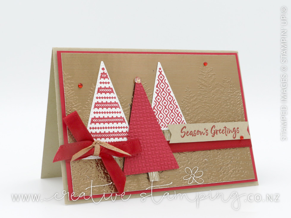 Tree Angle Christmas Card