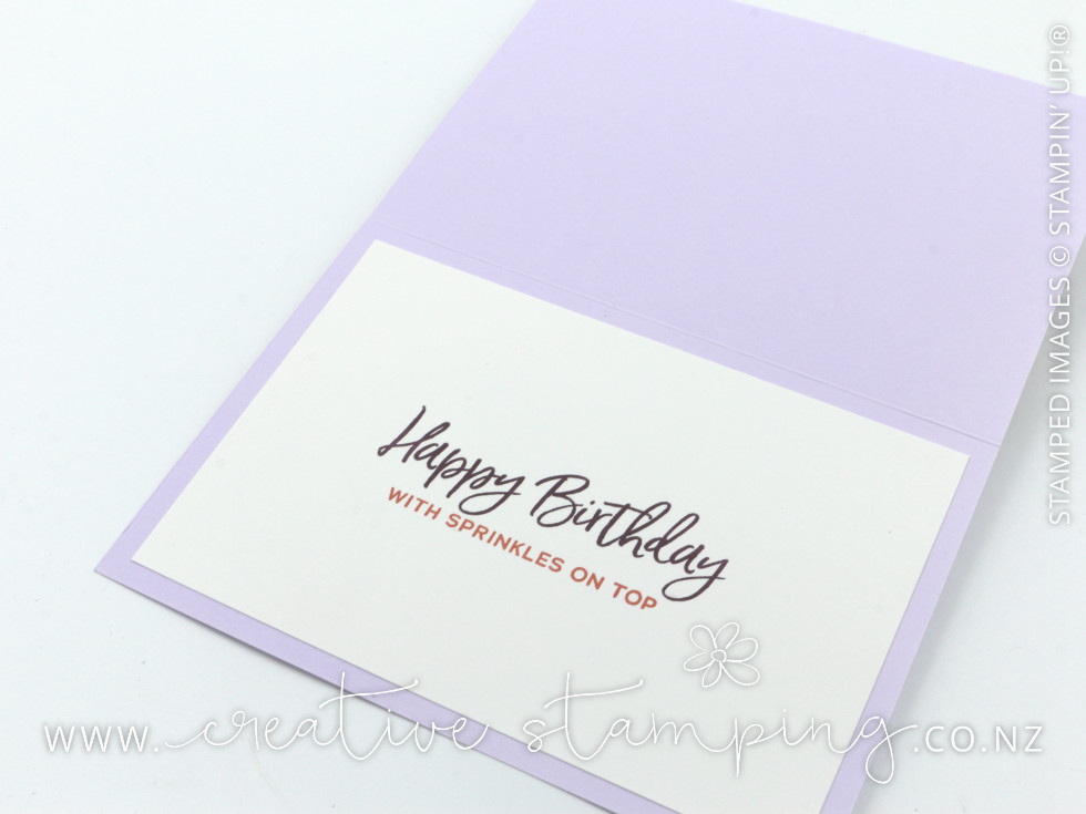 Ice Cream Birthday Shaker Card