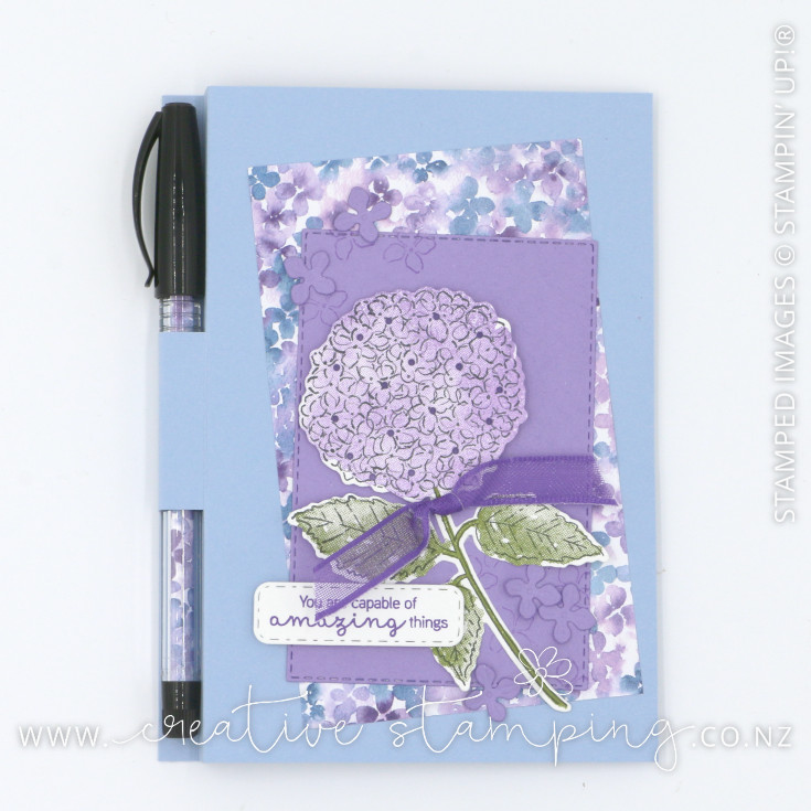 Hydrangea Notepad Gift Set