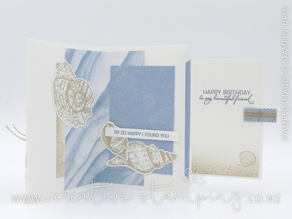 Sand & Sea Surprise Opening Card Sand & Sea Surprise Opening Card