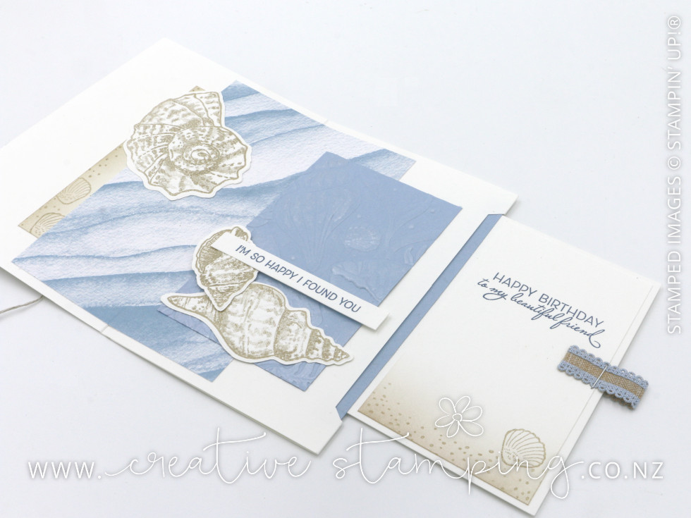 Sand & Sea Surprise Opening Card Sand & Sea Surprise Opening Card