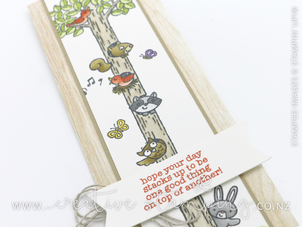Woodland Wonder Slimline Birthday Card