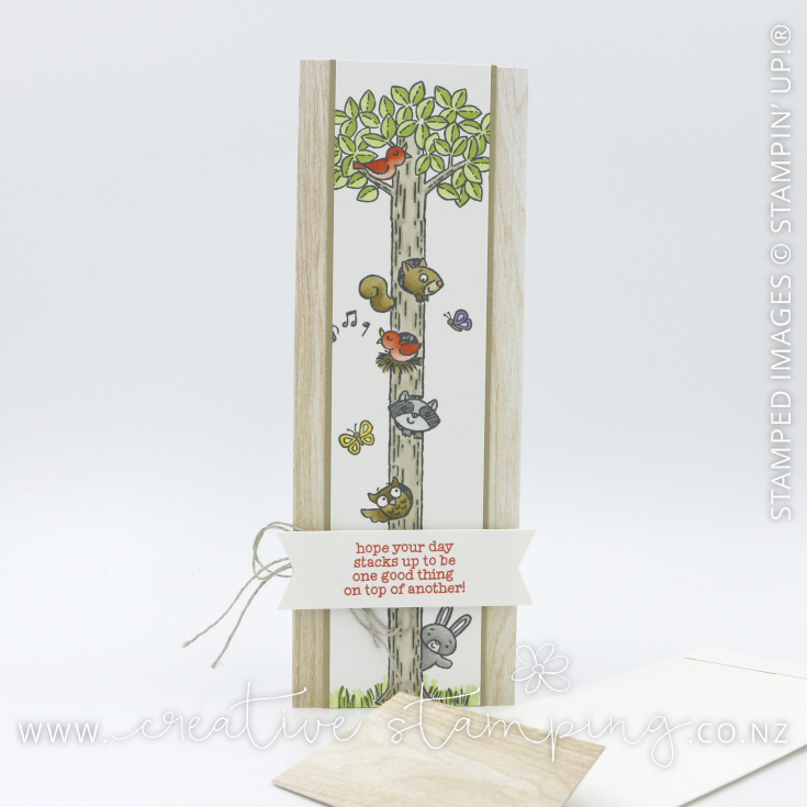 Woodland Wonder Slimline Birthday Card