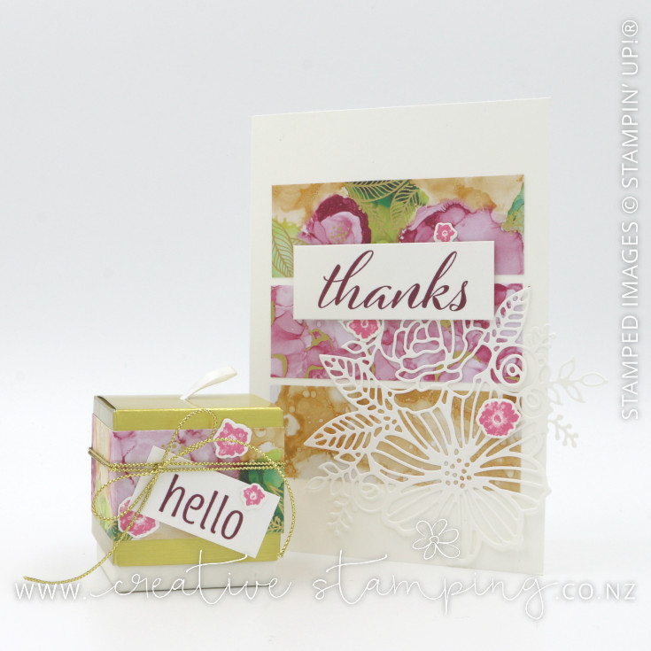 Expressions In Ink Thank You Card & Simply Classic Treat Box