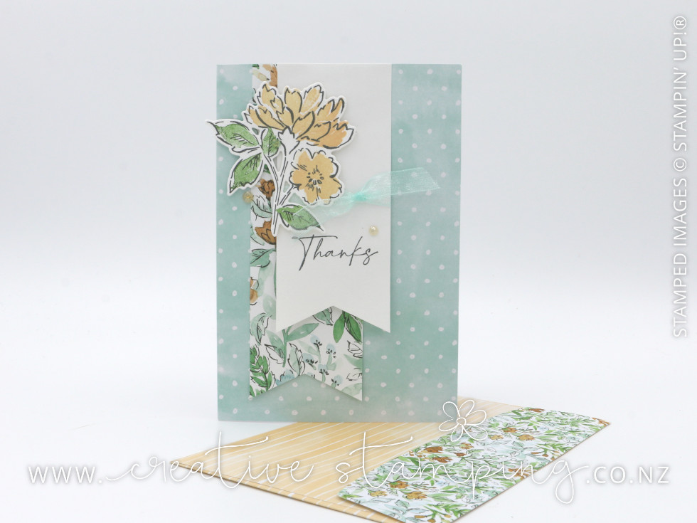 Hand-Penned Petals Thank You Card