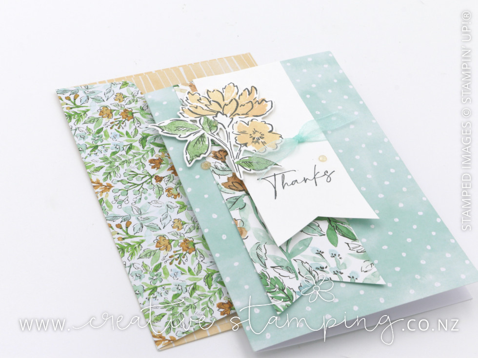 Hand-Penned Petals Thank You Card