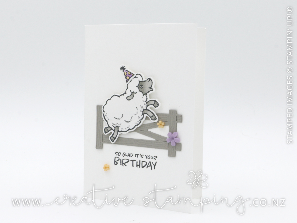 Counting Sheep Birthday Note Card