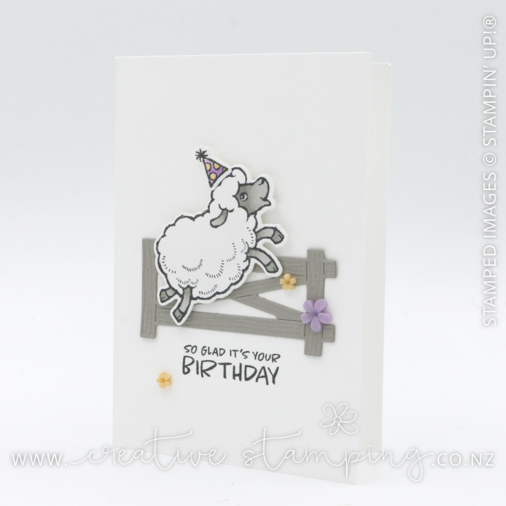 Counting Sheep Birthday Note Card
