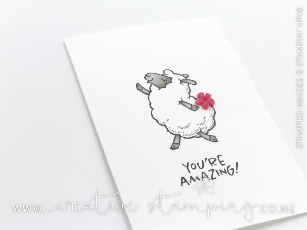 Counting Sheep You're Amazing Note Card