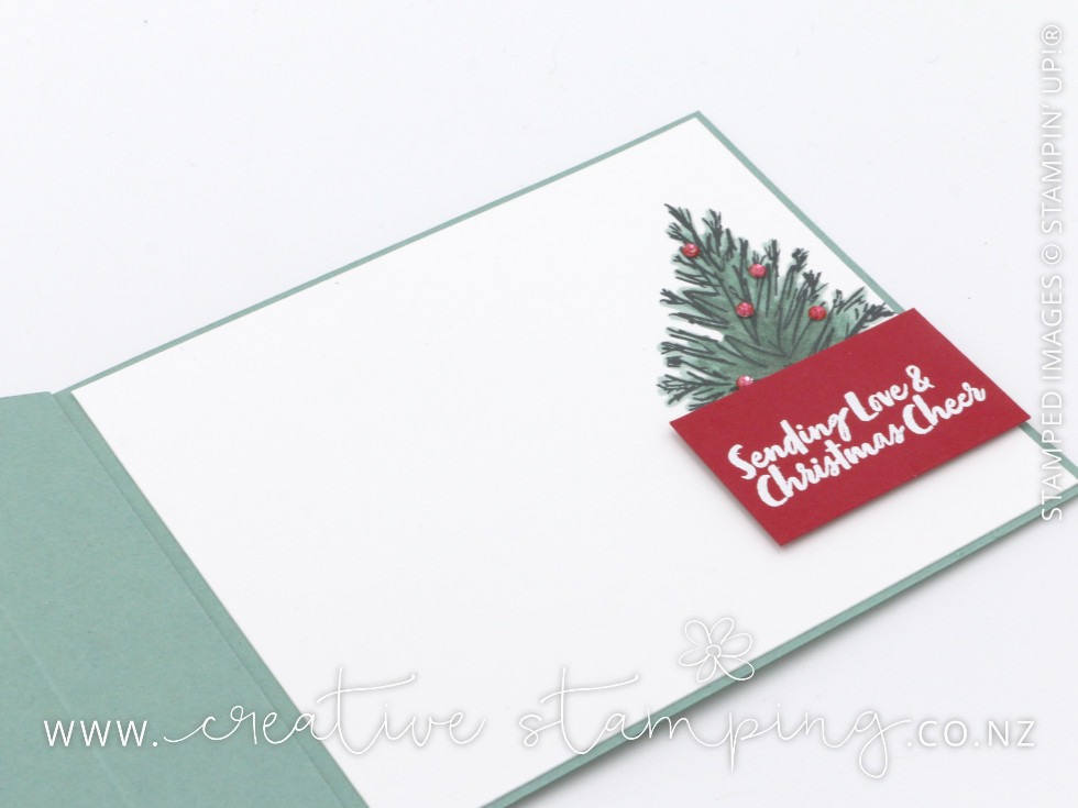 Delivering Cheer Christmas Bay Window Card