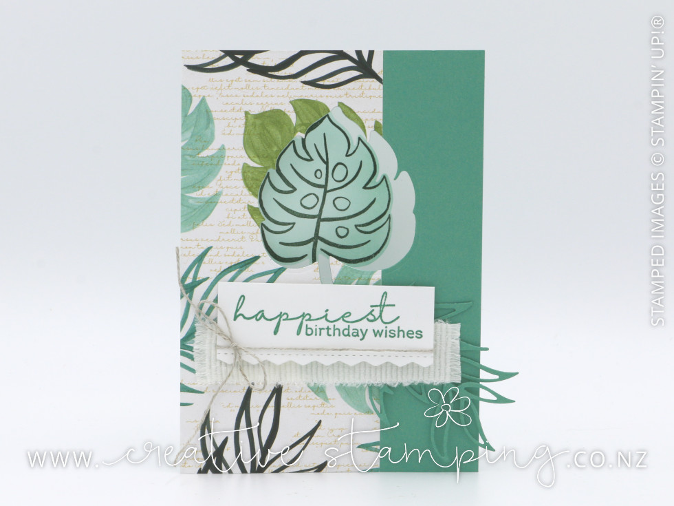 Artfully Composed Keyhold Window Birthday Card Artfully Composed Keyhold Window Birthday Card