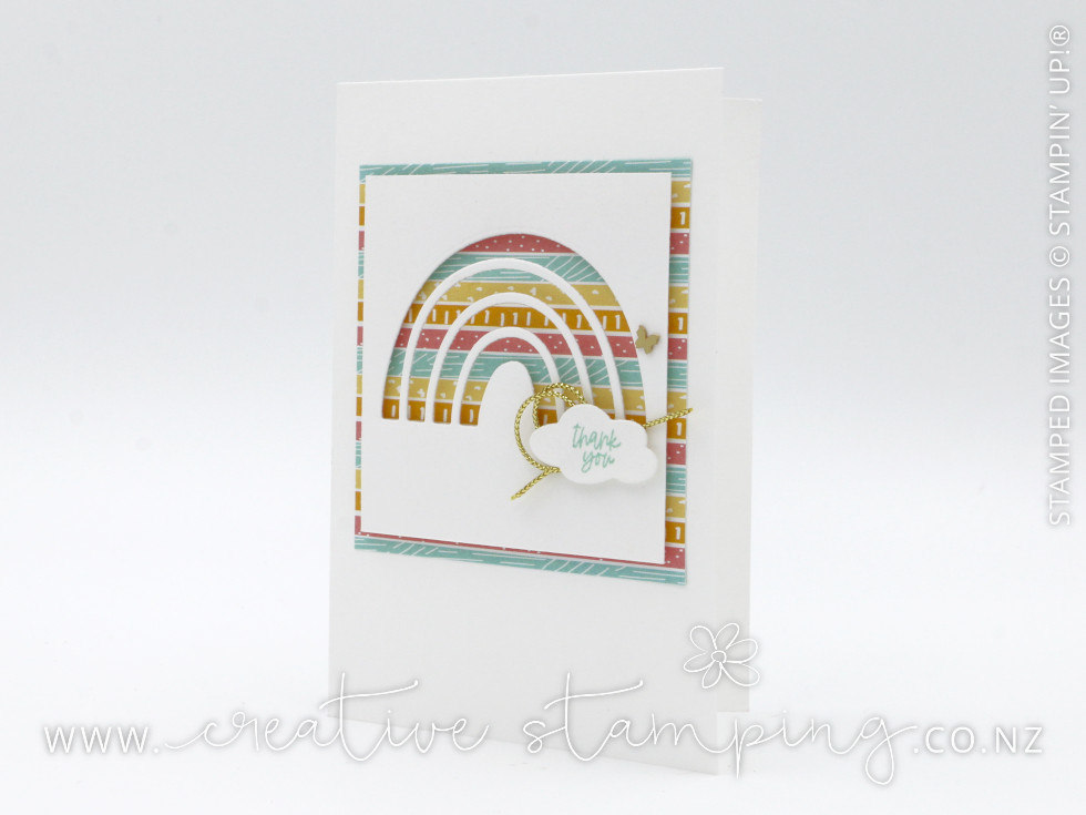 Rainbow of Happiness Thank You Note Card
