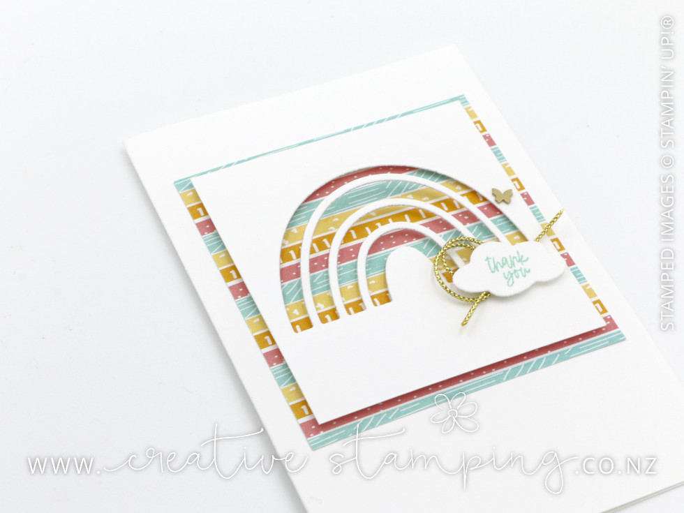 Rainbow of Happiness Thank You Note Card