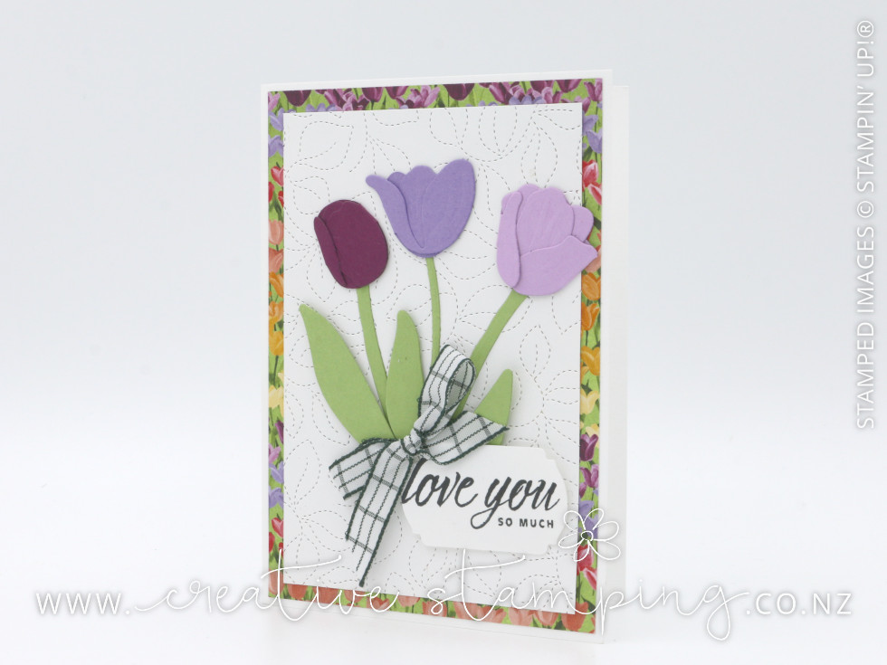 Flowering Tulips Card