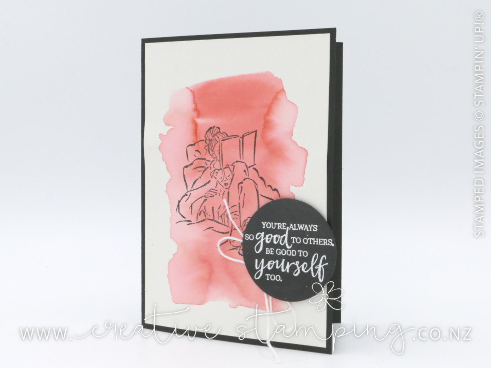 In the Moment Watercolour Wash Easy Greeting Card
