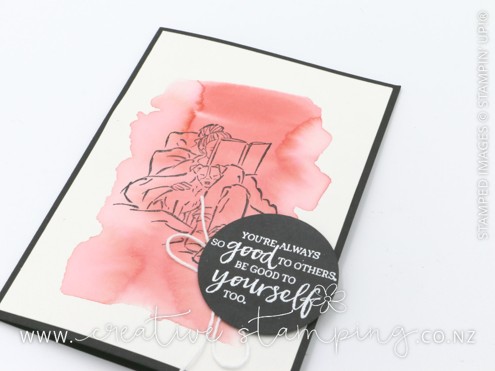 In the Moment Watercolour Wash Easy Greeting Card