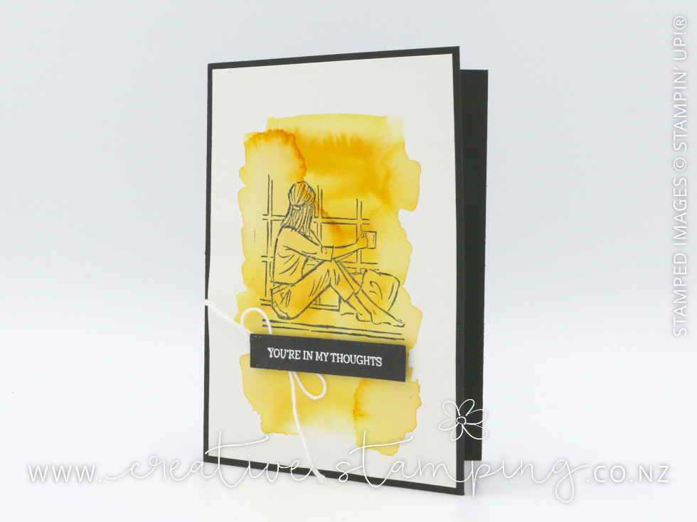 In the Moment Watercolour Wash Easy Greeting Card