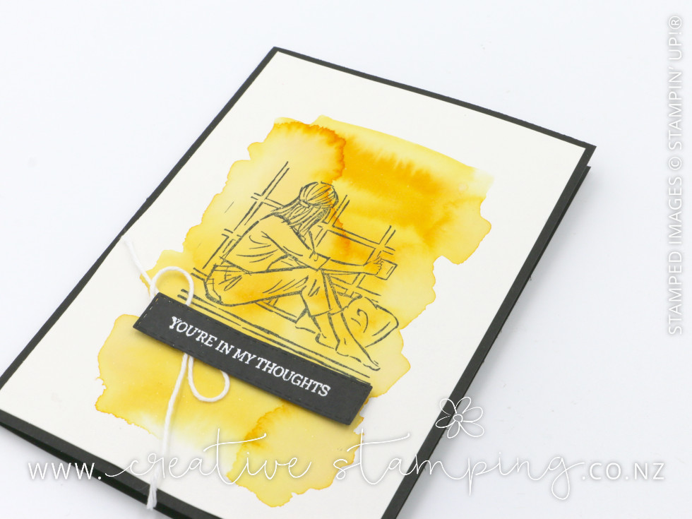 In the Moment Watercolour Wash Easy Greeting Card