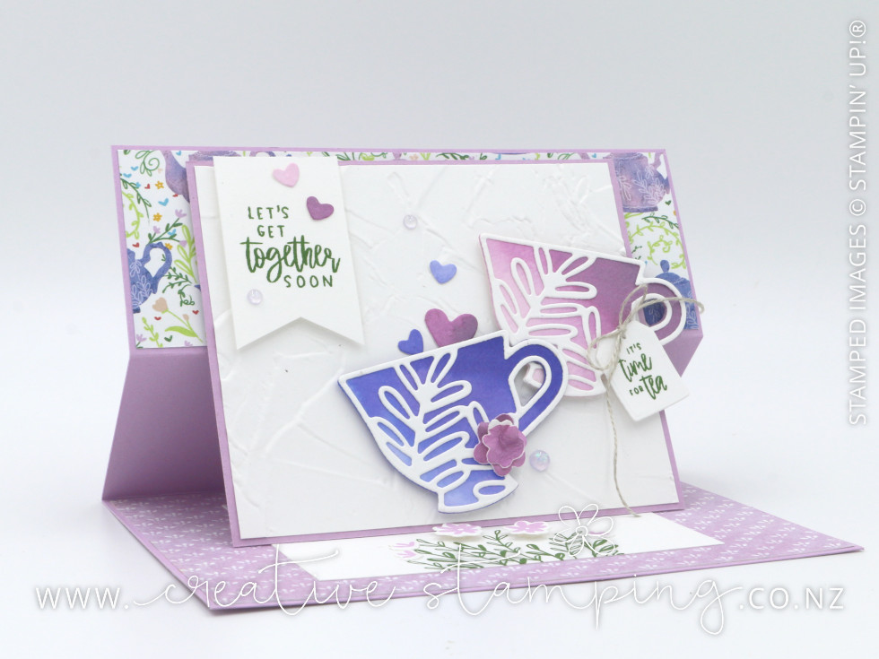 Tea Boutique Reverse Easel Friendship Card Tea Boutique Reverse Easel Friendship Card