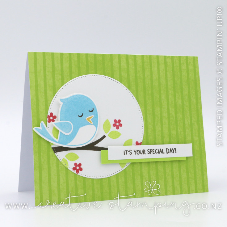 Sweet Songbirds Special Day Birthday Card