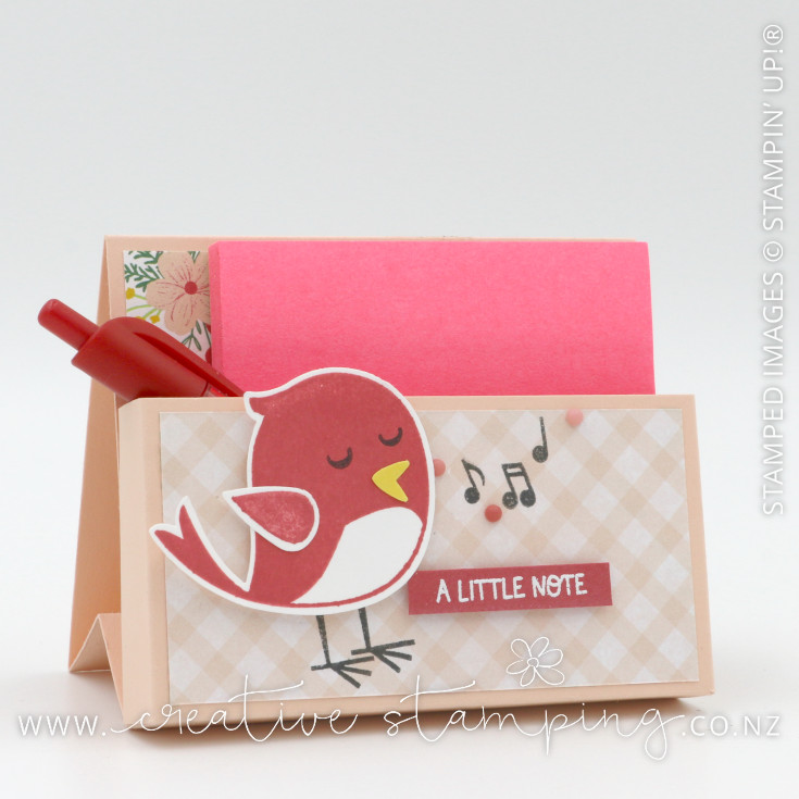 Sweet Songbirds Post-It Note Holder