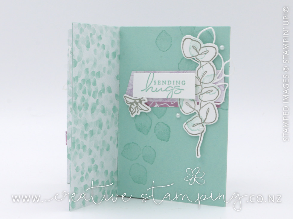 Splendid Thoughts Pinwheel Tower Card
