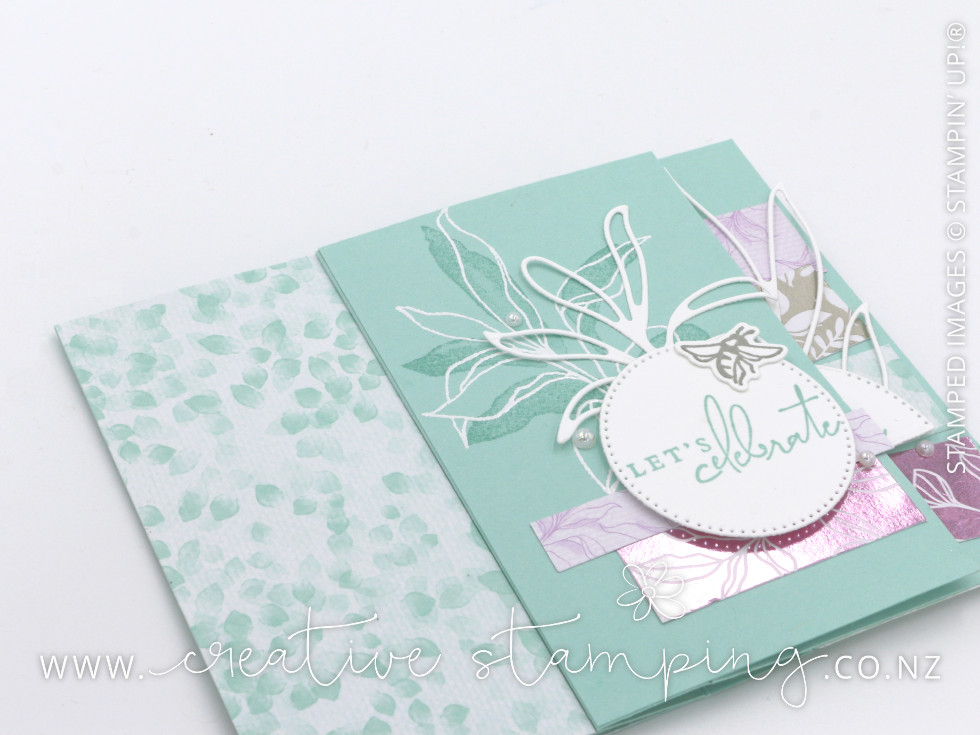 Splendid Thoughts Pinwheel Tower Card