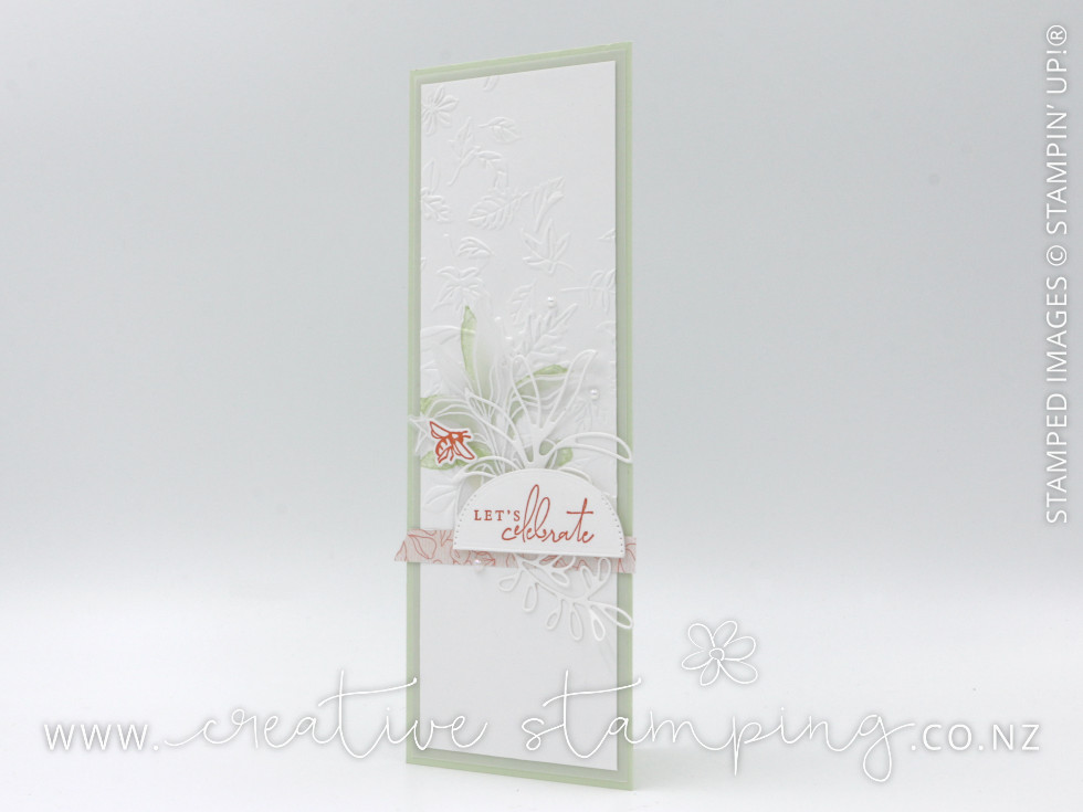 Splendid Thoughts Slimline Let's Celebrate Card Splendid Thoughts Slimline Let's Celebrate Card