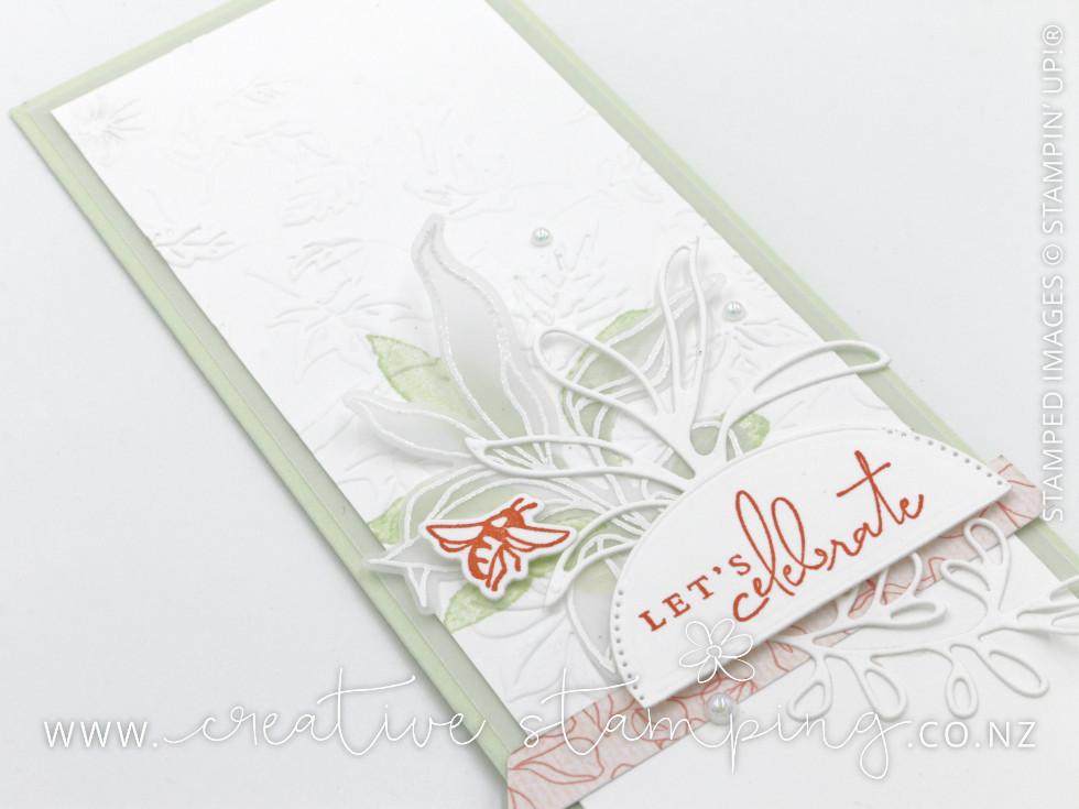 Splendid Thoughts Slimline Let's Celebrate Card Splendid Thoughts Slimline Let's Celebrate Card