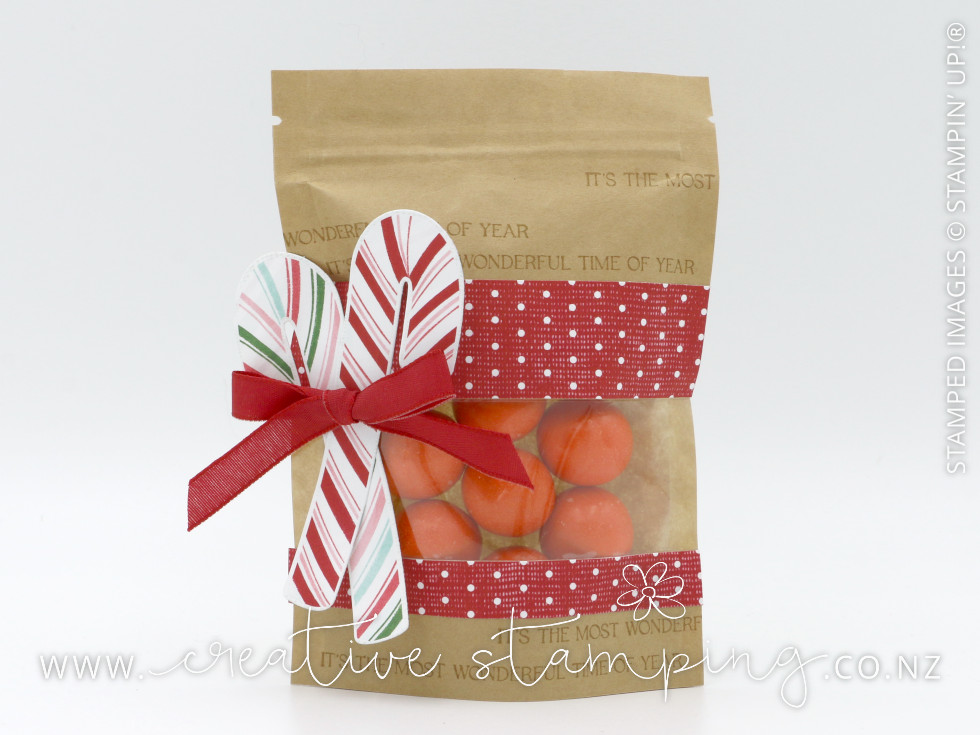 Sweetest Christmas Kraft Peekaboo Treat Bags