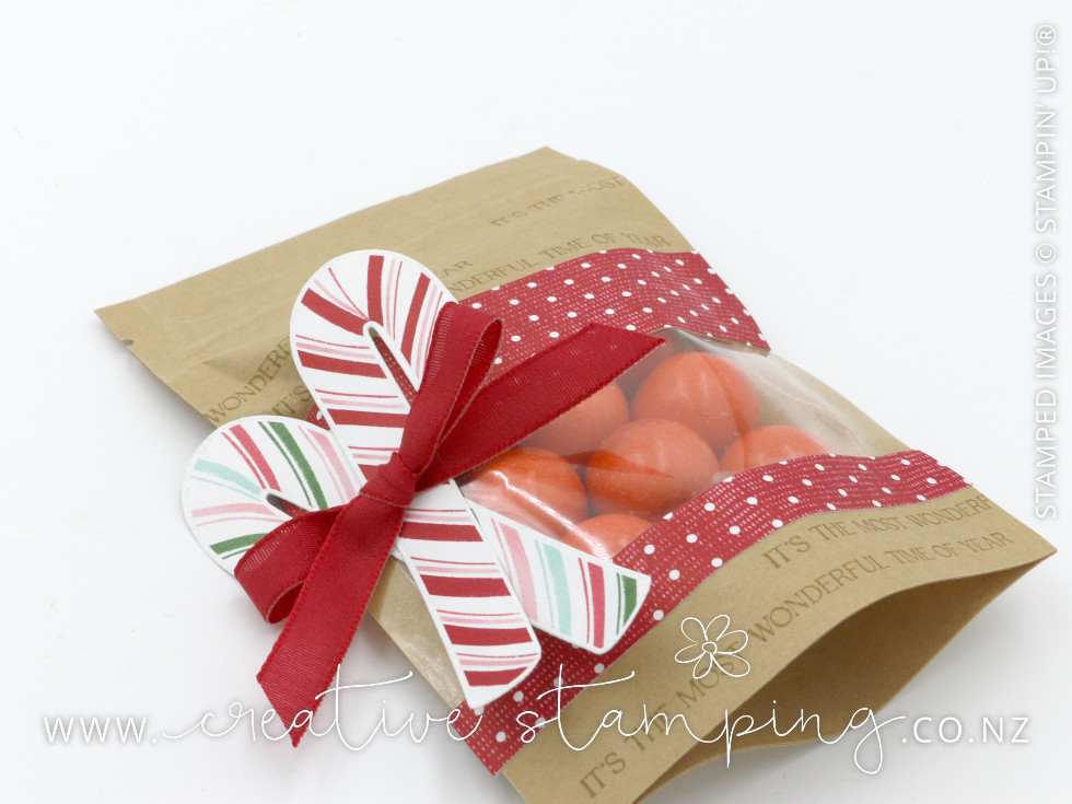 Sweetest Christmas Kraft Peekaboo Treat Bags