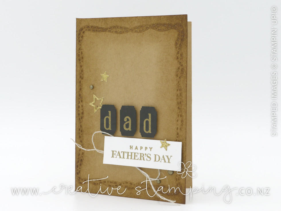 Father's Day Kraft Note Card Father's Day Kraft Note Card