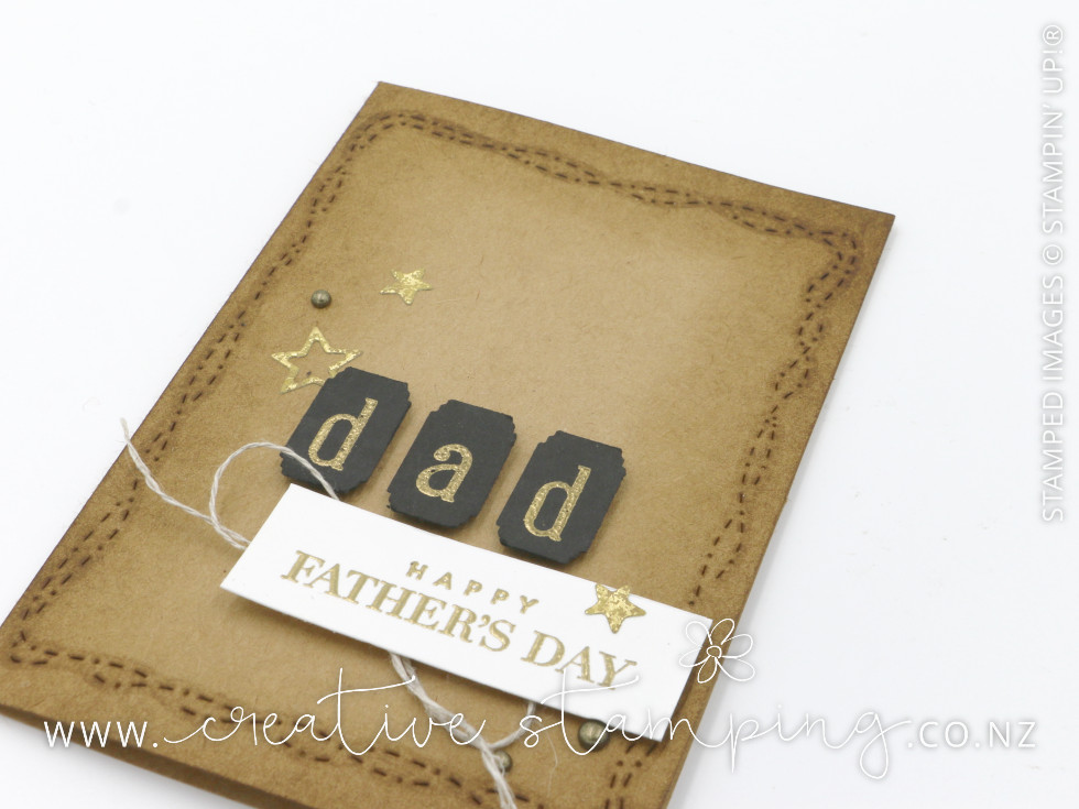 Father's Day Kraft Note Card Father's Day Kraft Note Card