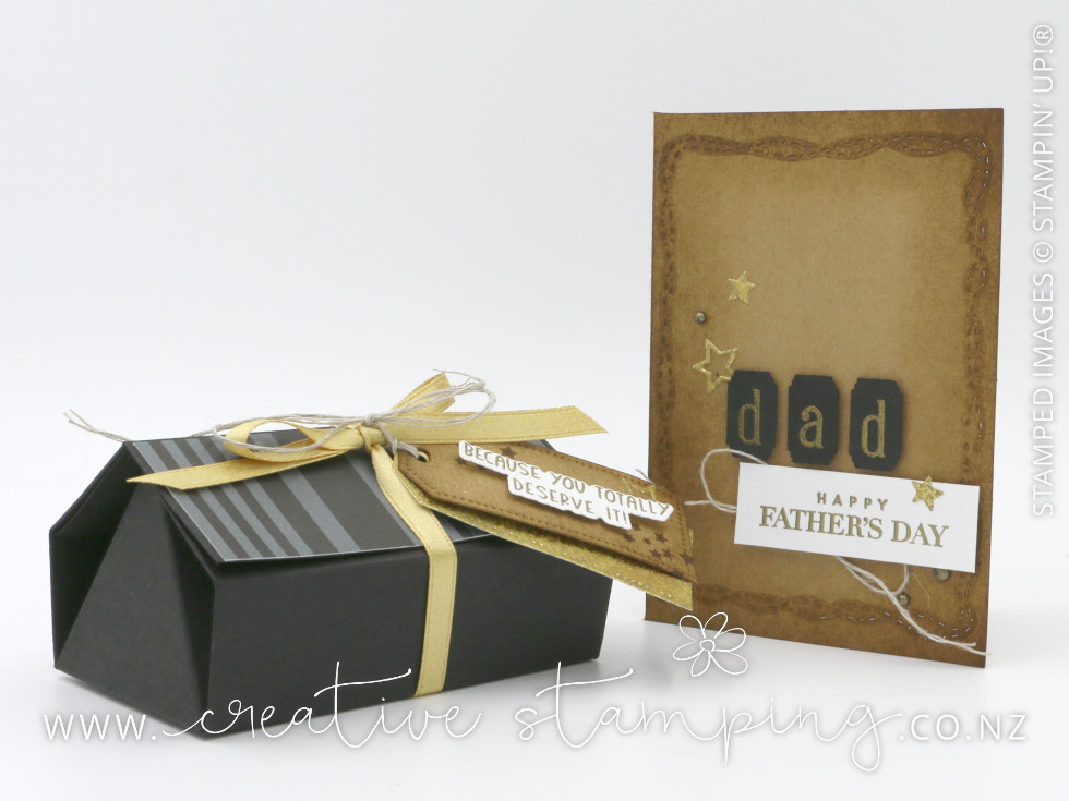 Father's Day Kraft Note Card and All-Angles No-Adhesive Gift Box Father's Day Kraft Note Card and All-Angles No-Adhesive Gift Box
